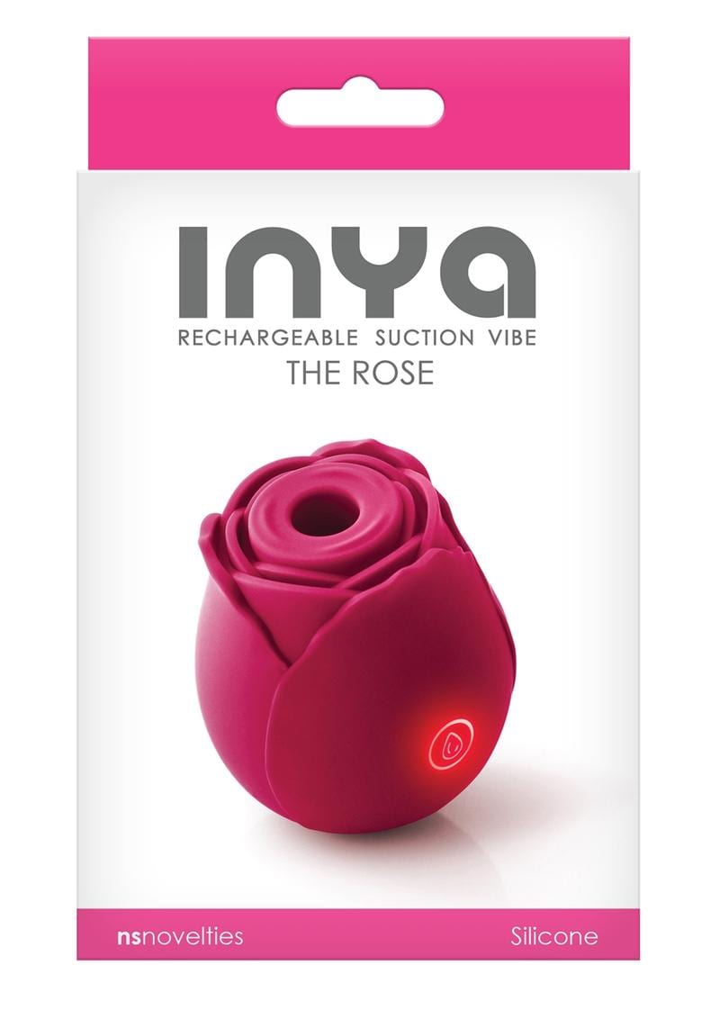 Inya The Rose Silicone Rechargeable Clitoral Stimulator - Pink