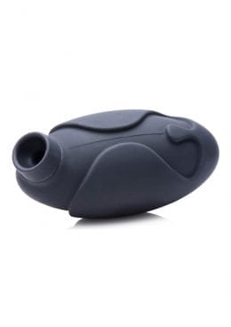 Inme Shegasm Clit-Bomb Suction Silicone Rechargeable Clitoral Stimulator - Black
