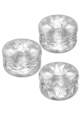 ZOLO Bumperz Strokers Masturbator Set (3pcs) - Clear