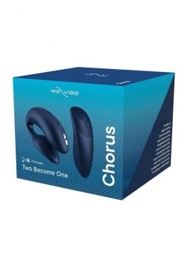 We-Vibe Chorus Rechargeable Couples Vibrator With Squeeze Control - Cosmic Blue
