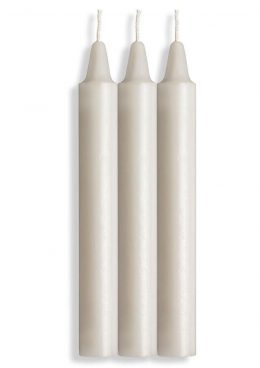 LaCire Drip Pillar Candles - White