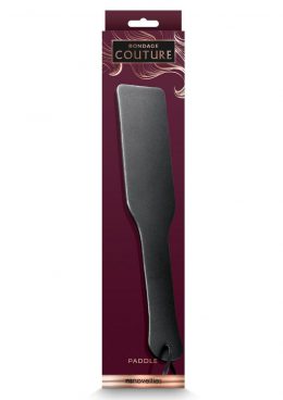 Bondage Couture PU Leather Paddle - Black