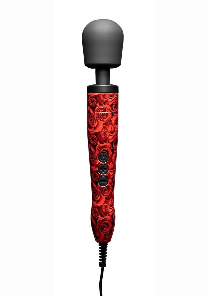 Doxy Original Wand Plug-In Body Massager - Rose Pattern