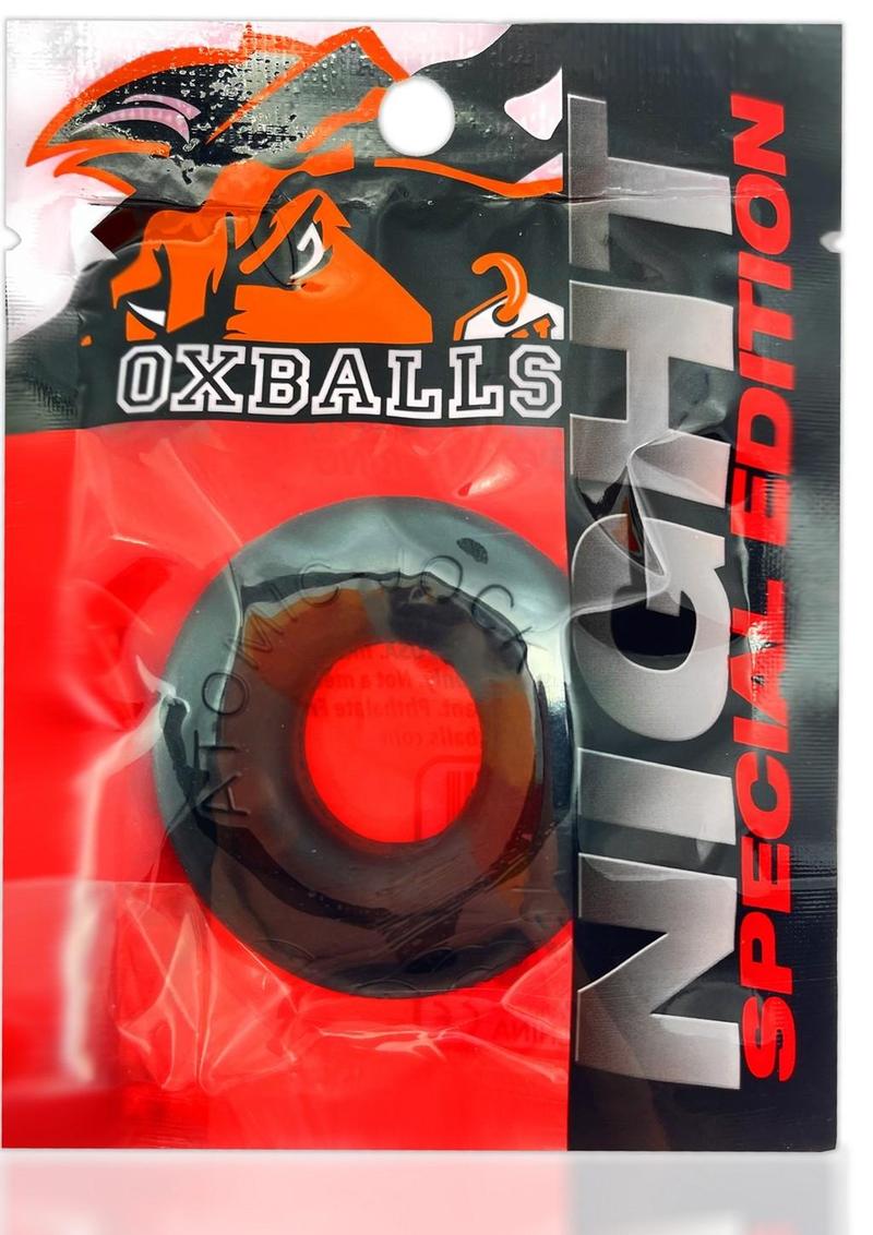 Oxballs Atomic Jock Donut-2 Fatty Silicone Plus+ Cock Ring - Night Edition