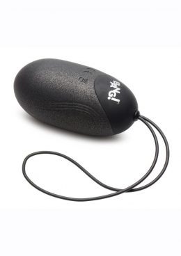 Bang 25x Rechargeable Silicone XL Egg with Remote Control - Black