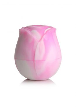 Gossip Rose Dream 10X Rechargeable Silicone Clitoral Stimulator - Pink/White