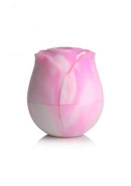 Gossip Rose Dream 10X Rechargeable Silicone Clitoral Stimulator - Pink/White