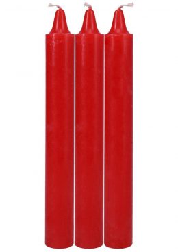 Doc Johnson Japanese Drip Candles - 3 Pack - Red