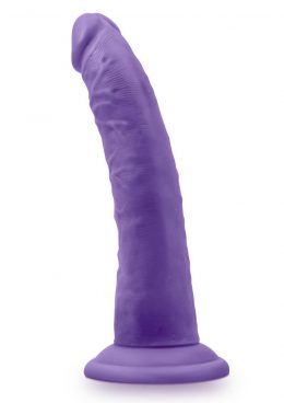 Au Naturel Bold Jack Dildo with Suction Cup 7in - Purple