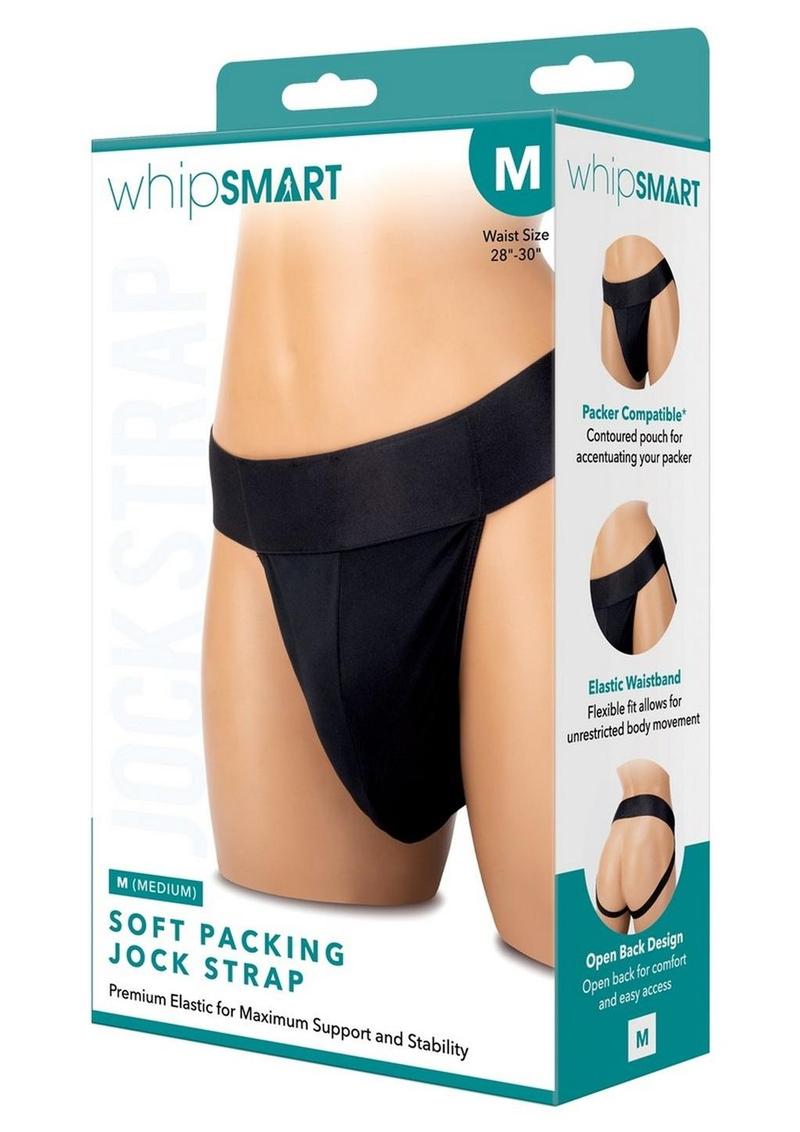 WhipSmart Soft Packing Jock Strap - Small - Black