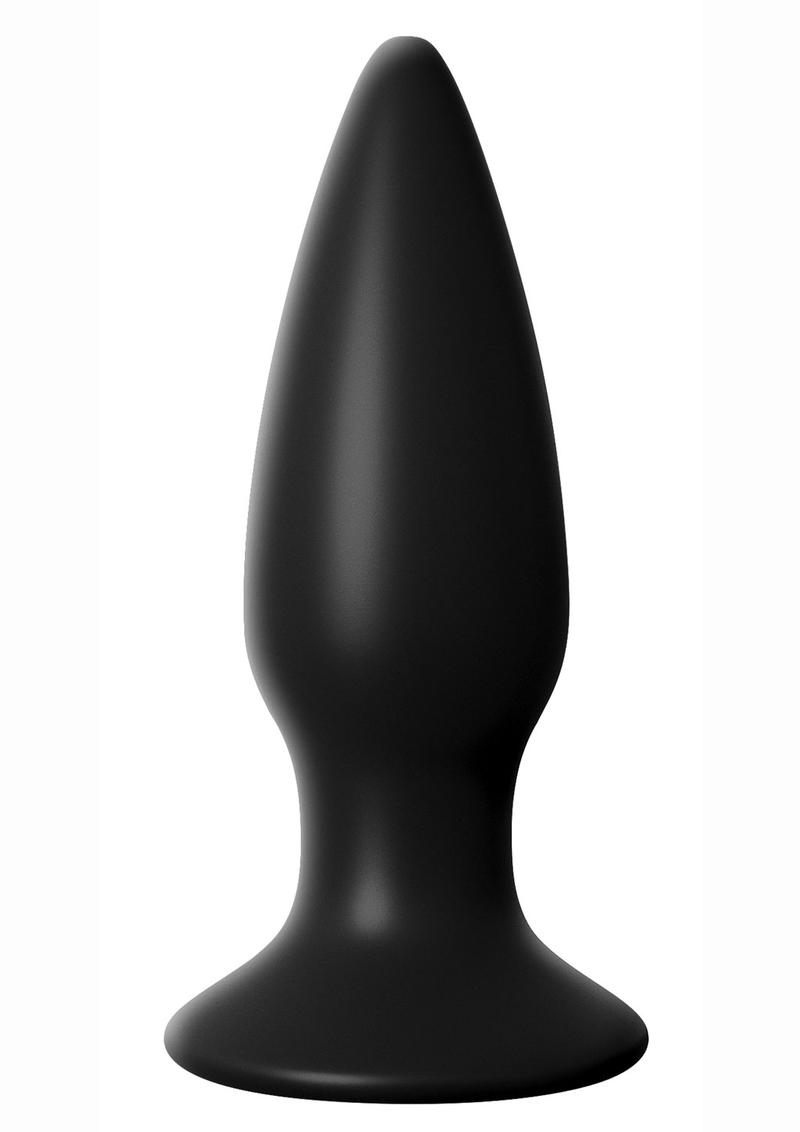 Anal Fantasy Elite Small Rechargeable Anal Plug Vibrating USB Waterproof 4.3in - Black