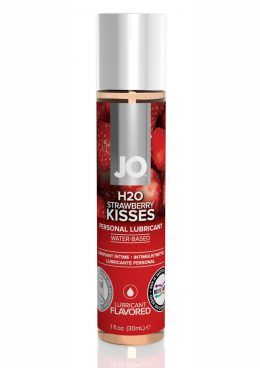 JO H2O Water Based Flavored Lubricant Strawberry Kisses 1oz