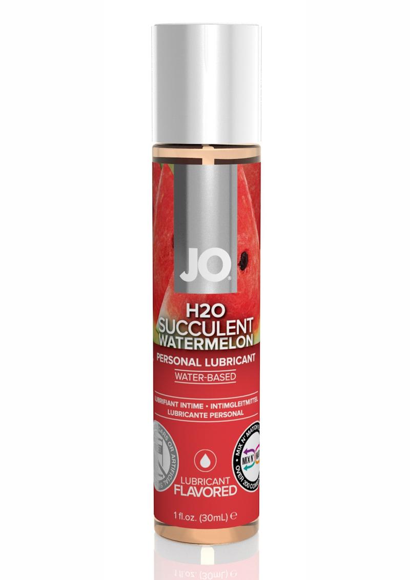 JO H2O Water Based Flavored Lubricant Succulent Watermelon 1oz