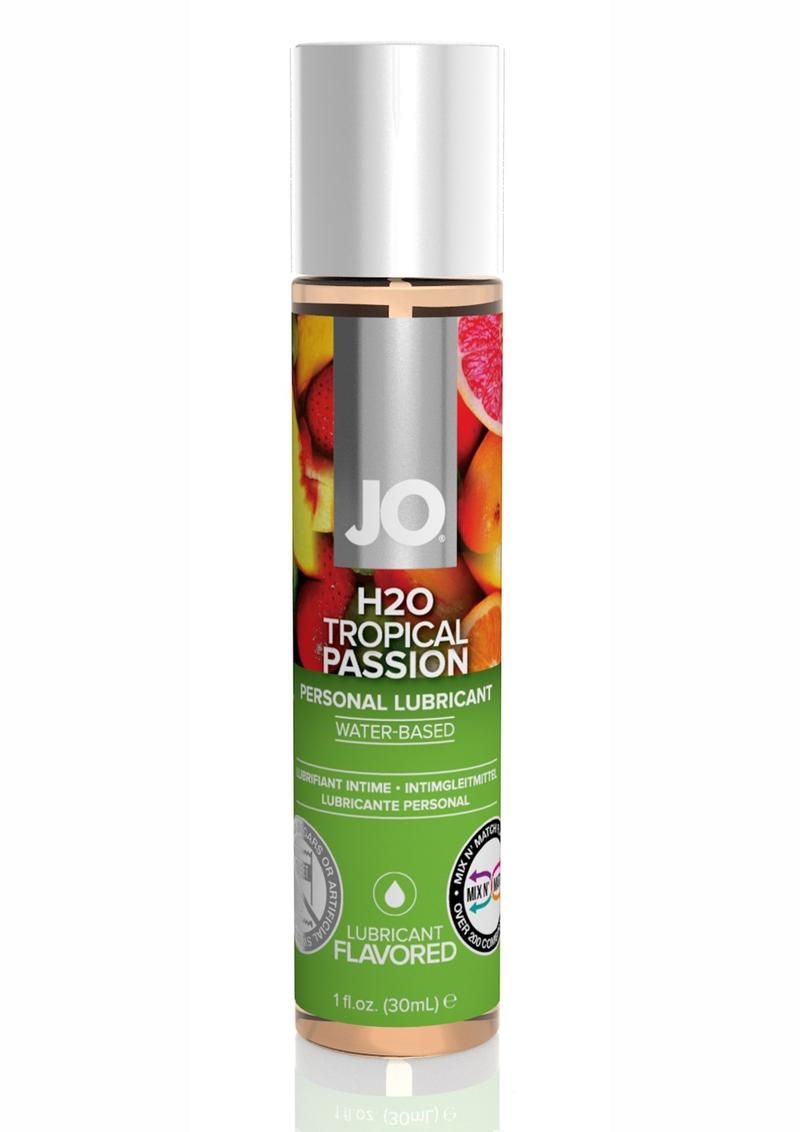 JO H2O Water Based Flavored Lubricant Tropical Passion 1oz