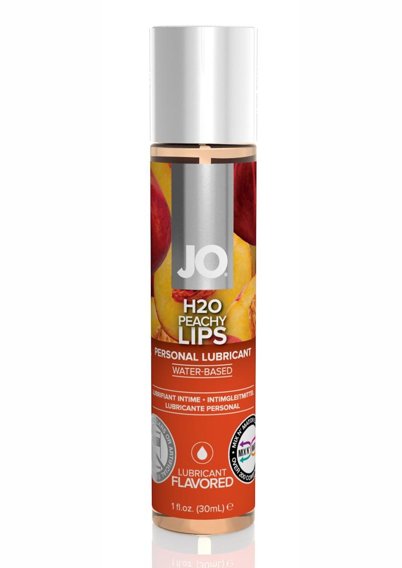JO H2O Water Based Flavored Lubricant Peachy Lips 1oz
