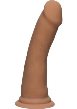 The D Slim D Ultraskyn Dildo 6in - Caramel