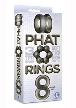 Chunky Cock Rings - Smoke