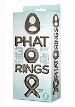 Chunky Cock Rings - Smoke