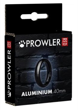 Prowler Red Aluminum Cock Ring 40mm - Black