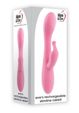 Adam andamp; Eve Eve`s Rechargeable Slimline Rabbit - Pink