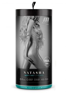 M Elite Soft and Wet Natasha Realstic Vagina Masturbator - Vanilla