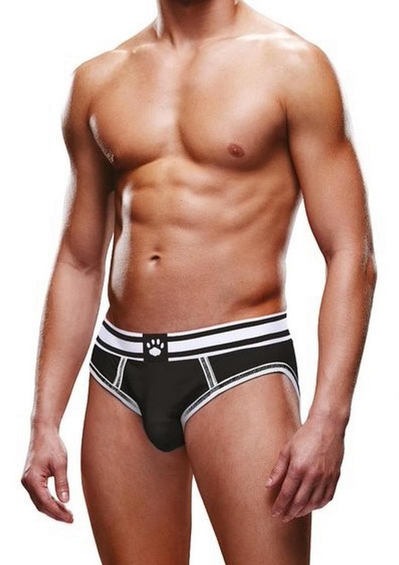 Prowler Black/White Open Brief  - Large