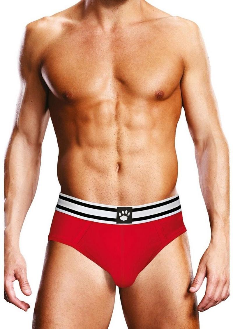 Prowler Red/White Open Brief - Small