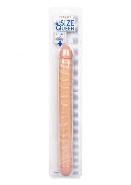 Size Queen Dildo - 17in - Vanilla