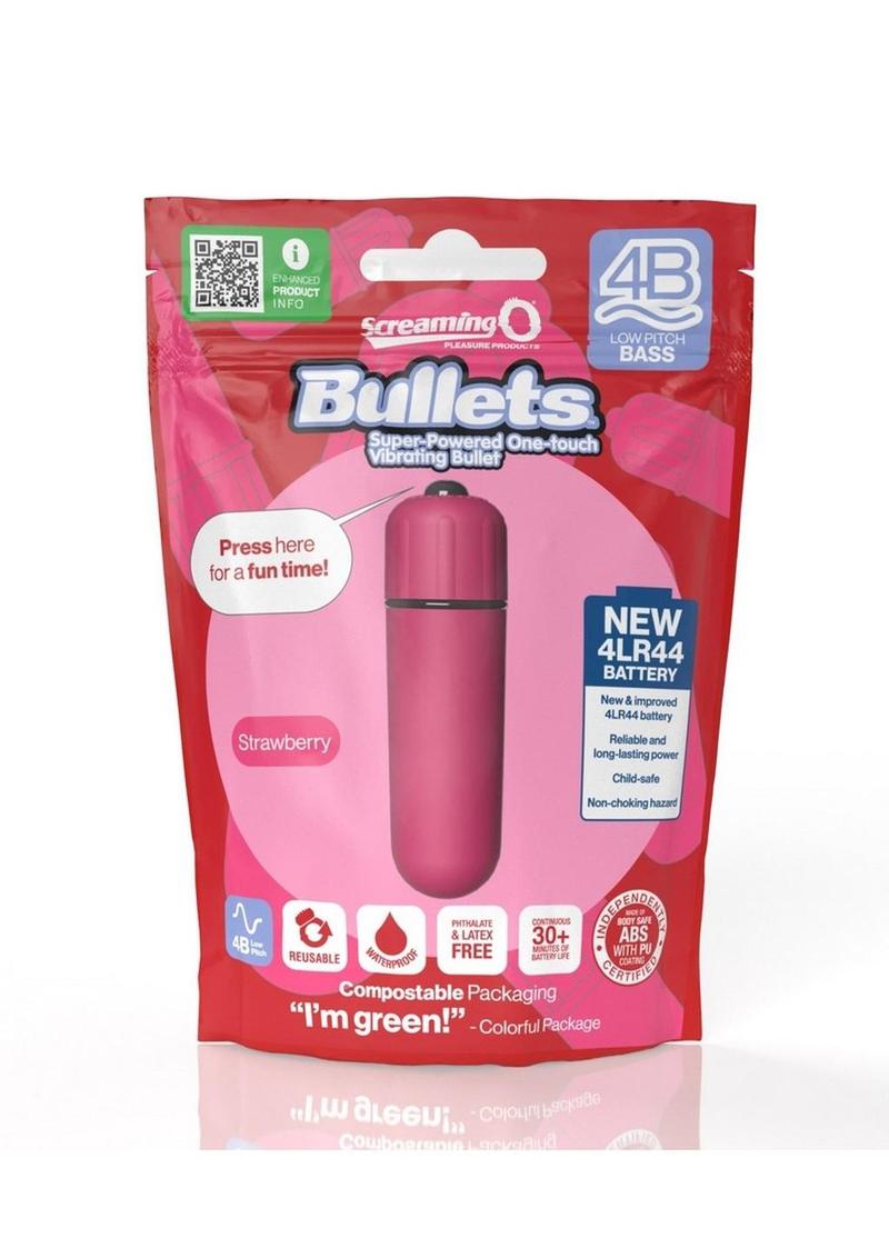 Screaming O 4B Bullet Vibrator - Strawberry