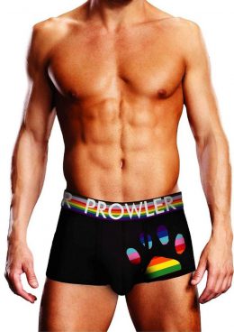 Prowler Black Oversized Paw Trunk - XLarge - Black/Rainbow