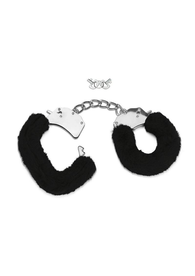 ME YOU US Furry Handcuffs - Black