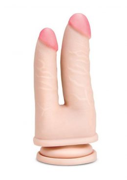 Prowler Red Ultra Cock Realistic Double Penetration Dildo 6in - Vanilla