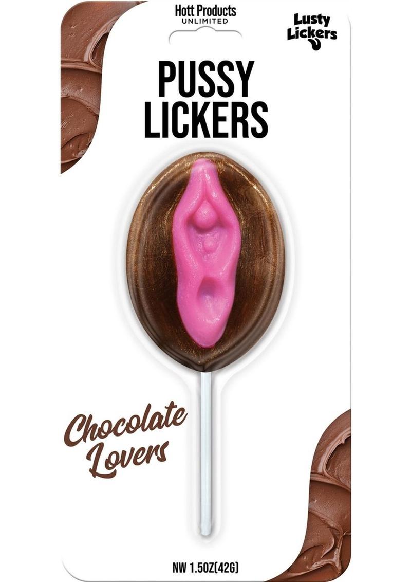 Lusty Lickers Pussy Lickers Chocolate Lovers Lollipop