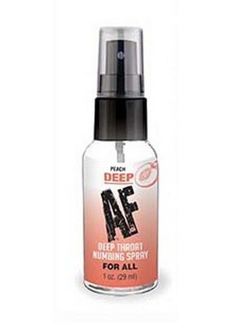Deep AF Numbing Throat Spray - Peach