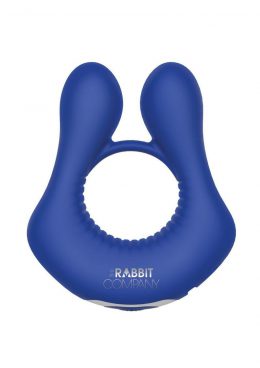 The Deluxe Rabbit Ring Rechargeable Silicone Couples Ring - Naviy