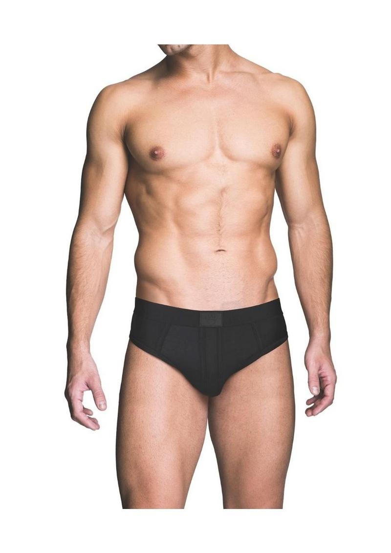 Prowler Red Ass-Less Brief - Small - Black