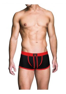 Prowler Red Ass-Less Trunk - Small - Red/Black