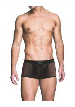 Prowler Red Fishnet Ass-Less Trunk - XLarge - Black