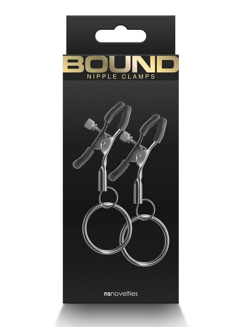 Bound Nipple Clamps C2 - Gunmetal Gray