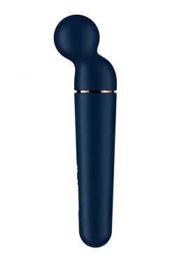 Satisfyer Planet Wand-er Rechargeable Silicone Body Massager - Blue