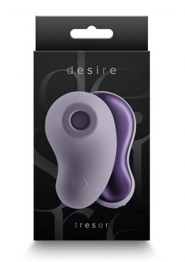 Desire Tresor Rechargeable Silicone Clitoral Stimulator - Gray