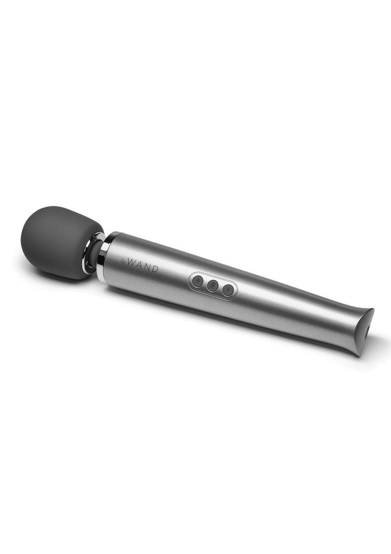 Le Wand Rechargeable Silicone Massager - Grey