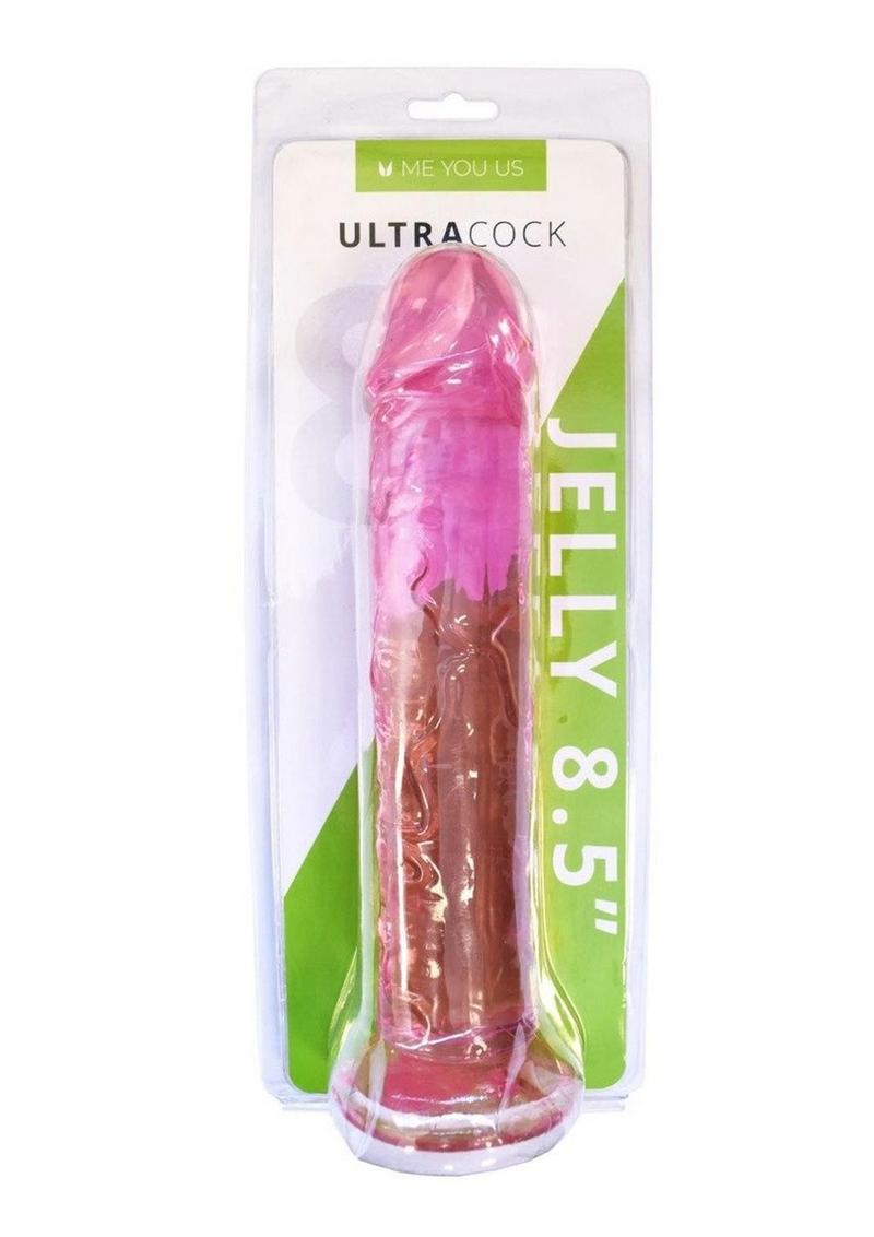 ME YOU US Ultracock Jelly Dong 8.5in - Pink