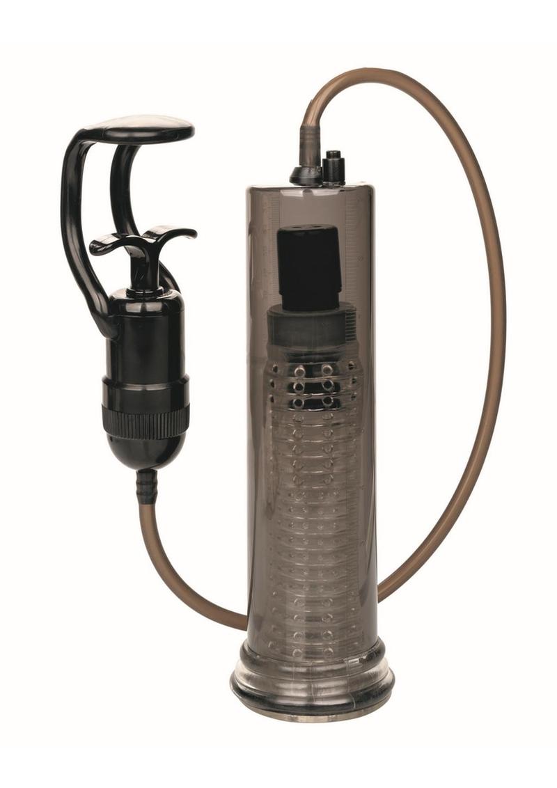 Optimum Series Vibro Air Rechargeable Penis Pump - Smoke