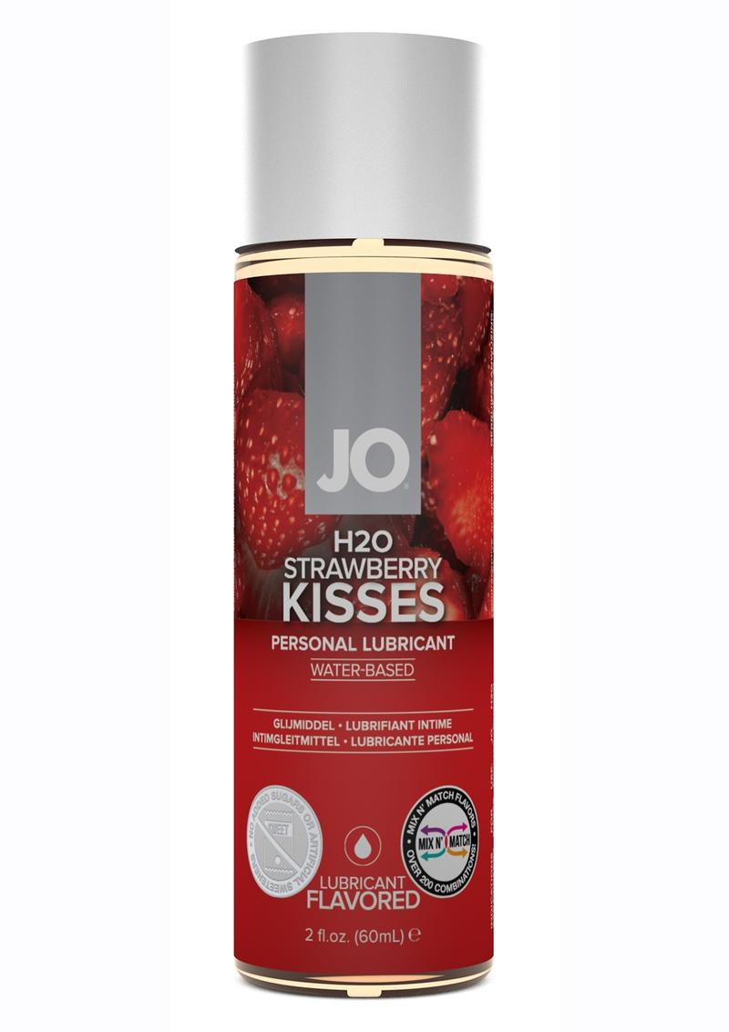 JO H2O Water Based Flavored Lubricant Strawberry Kisses 2oz