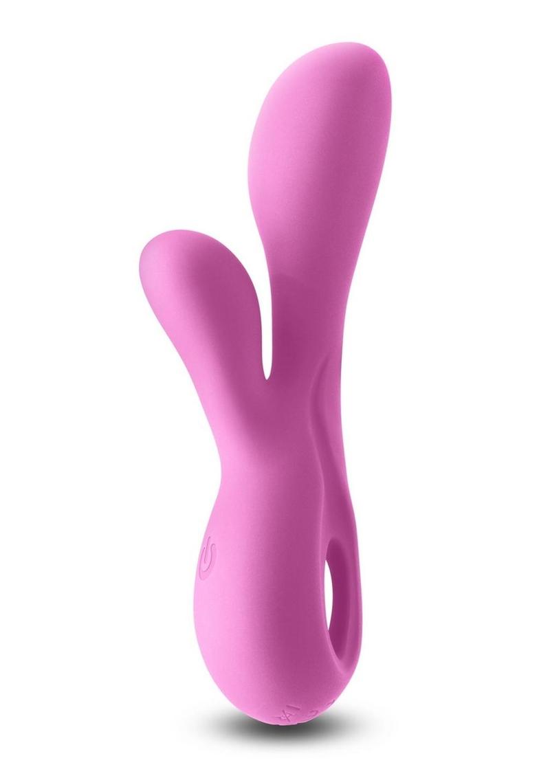 Revel Galaxy Rechargeable Silicone Rabbit Vibrator - Pink