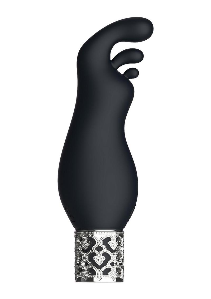 Royal Gems Exquisite Silicone Rechargeable Bullet - Black