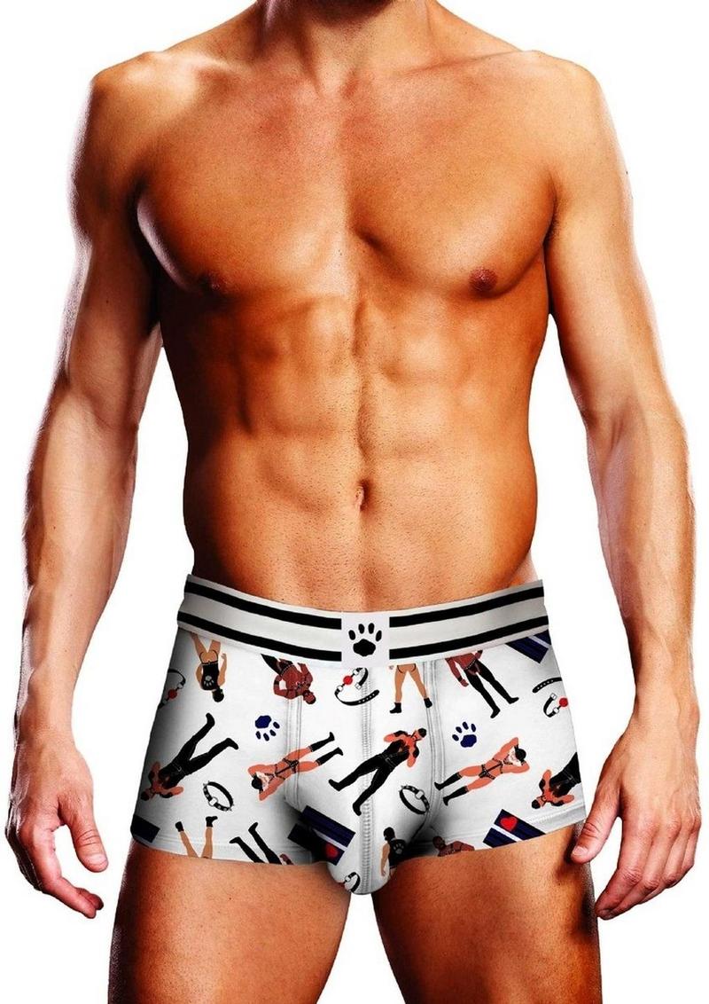Prowler Spring/Summer 2023 Leather Pride Trunk - XXLarge - White/Black