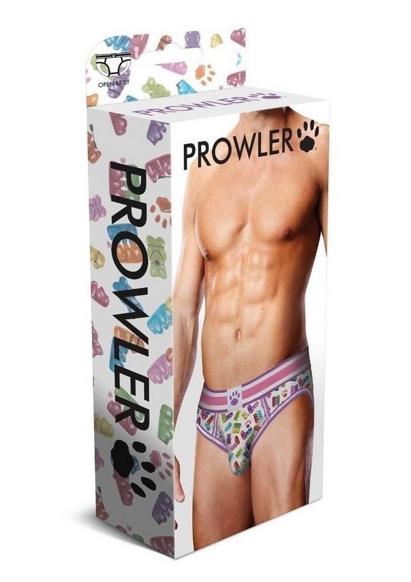Prowler Spring/Summer 2023 Gummy Bears Open Brief - Small - White/Multicolor