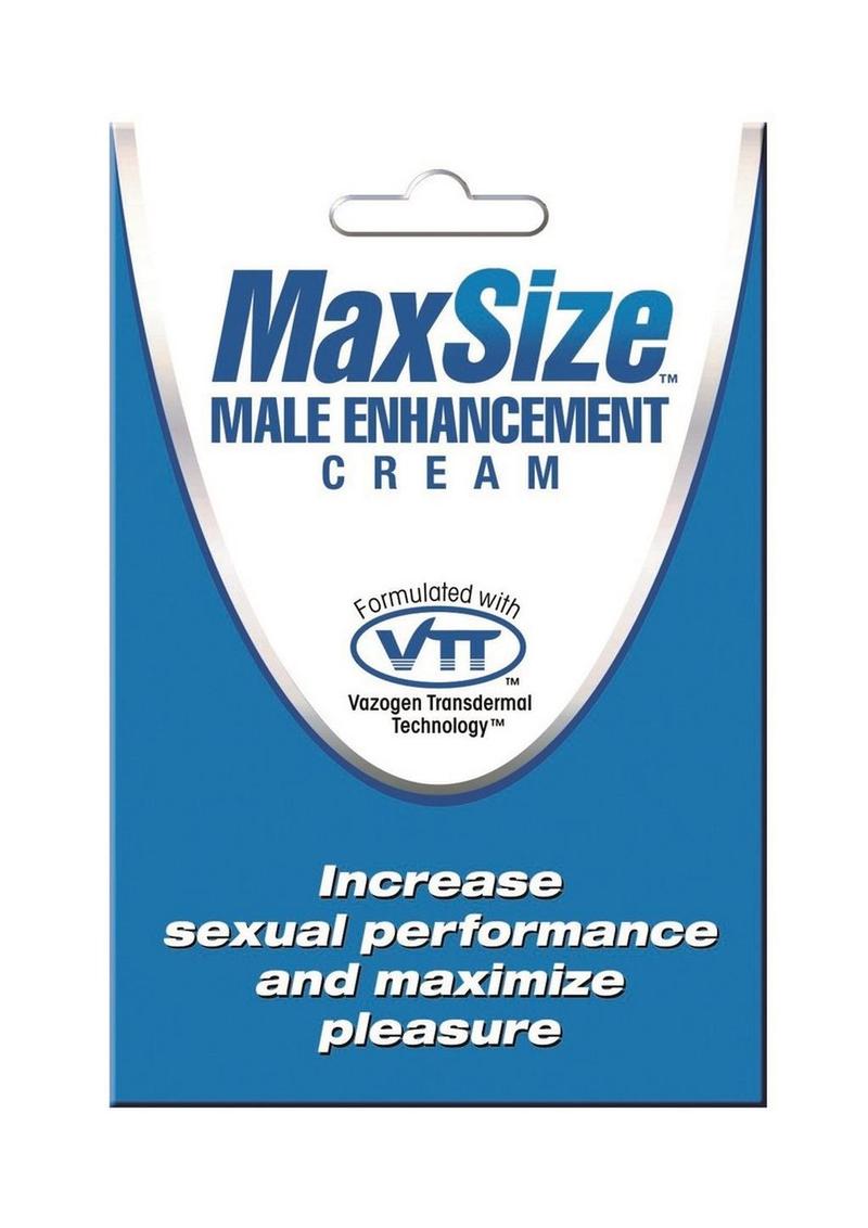 Swiss Navy MAX Size Cream 5ml Foil Packet